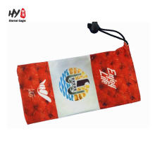 personalized retro creative microfiber pouch with drawstring